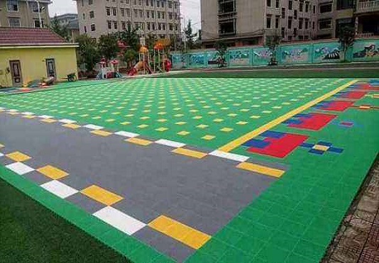 鄭州幼兒園懸浮拼裝運動地板